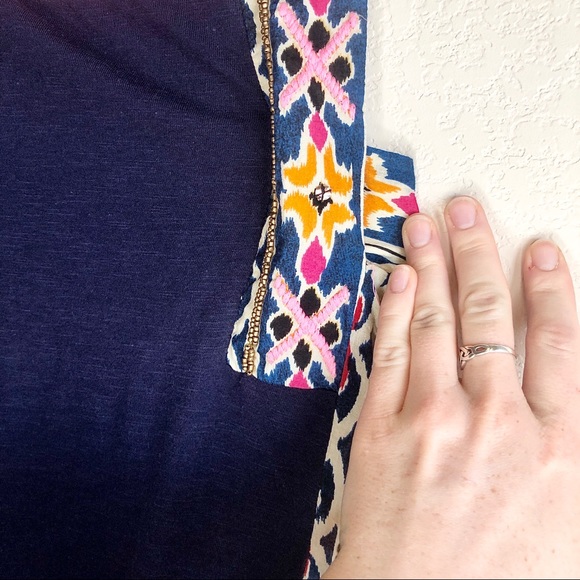 🆕 Anthropologie Multicolor Embroidered Tunic - Picture 10 of 15